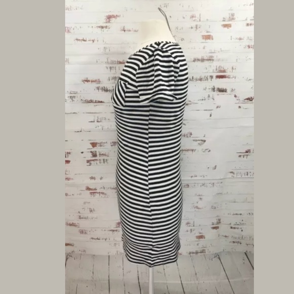 Potter’s Pot Stretch Knit T-Shirt Dress L Stripe - Picture 5 of 7